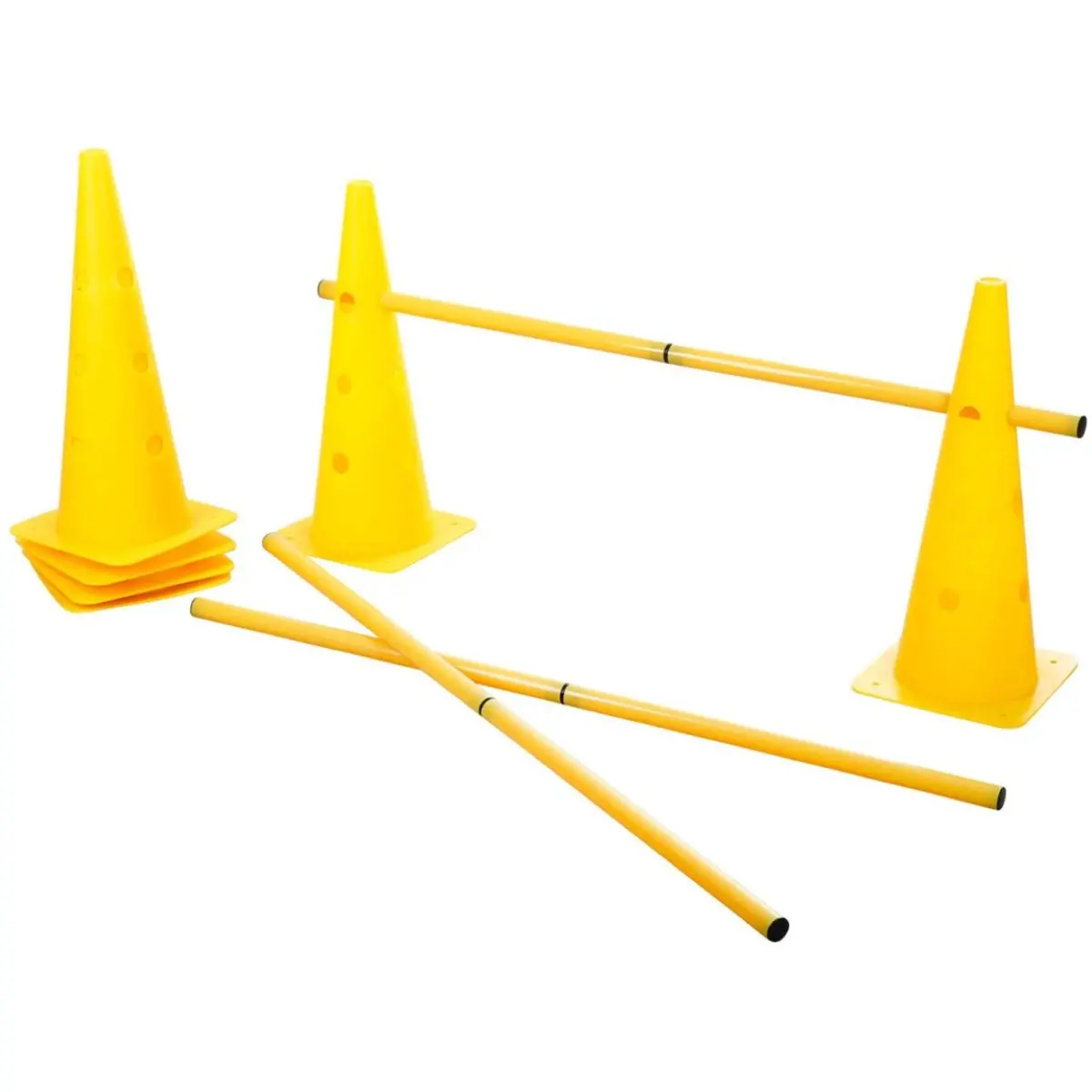 Kerbl Agility Pylon Set 3 Opstakels Rood/Geel 1