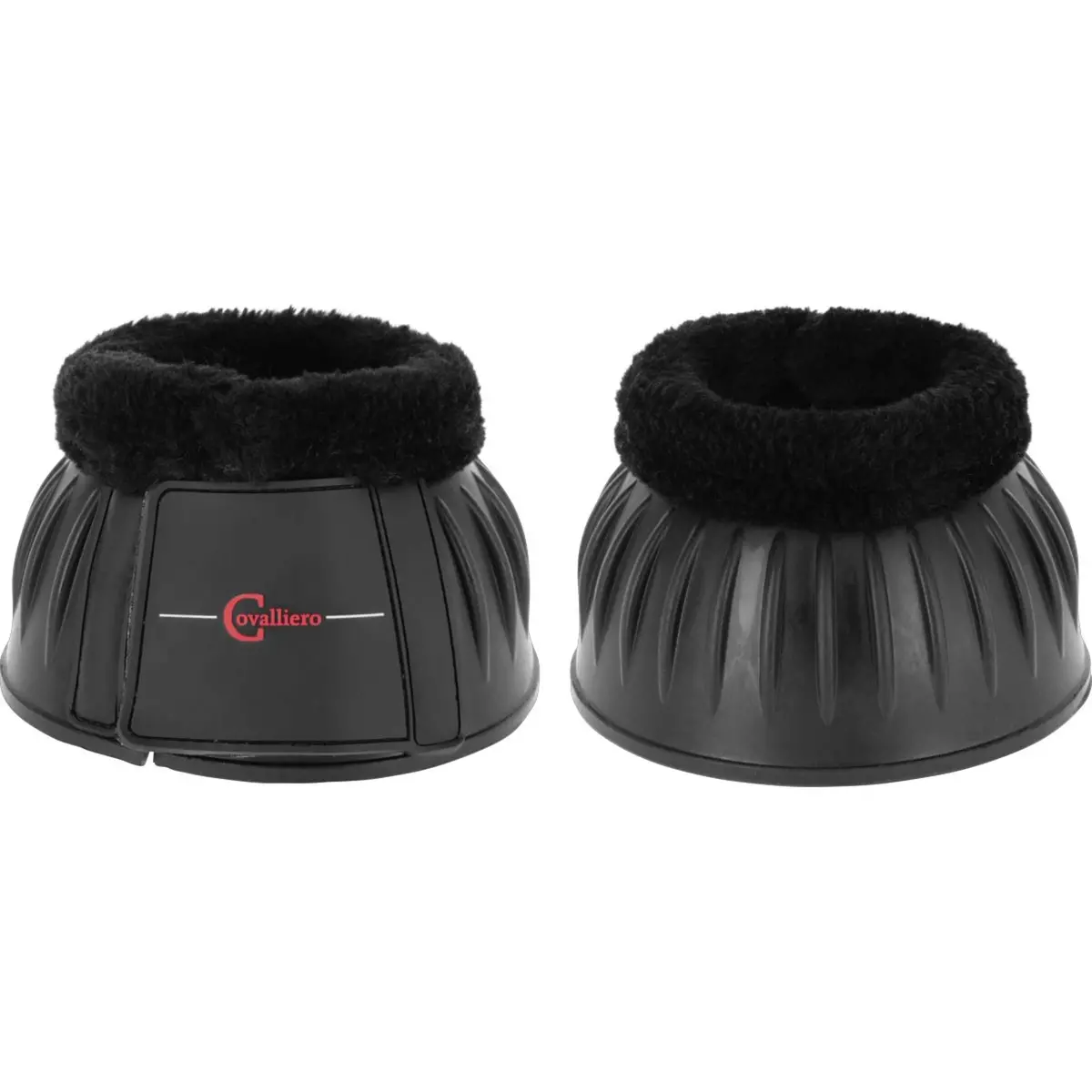 Covalliero Springschoenen Teddy Fleece Rubber Zwart/Zwart 1