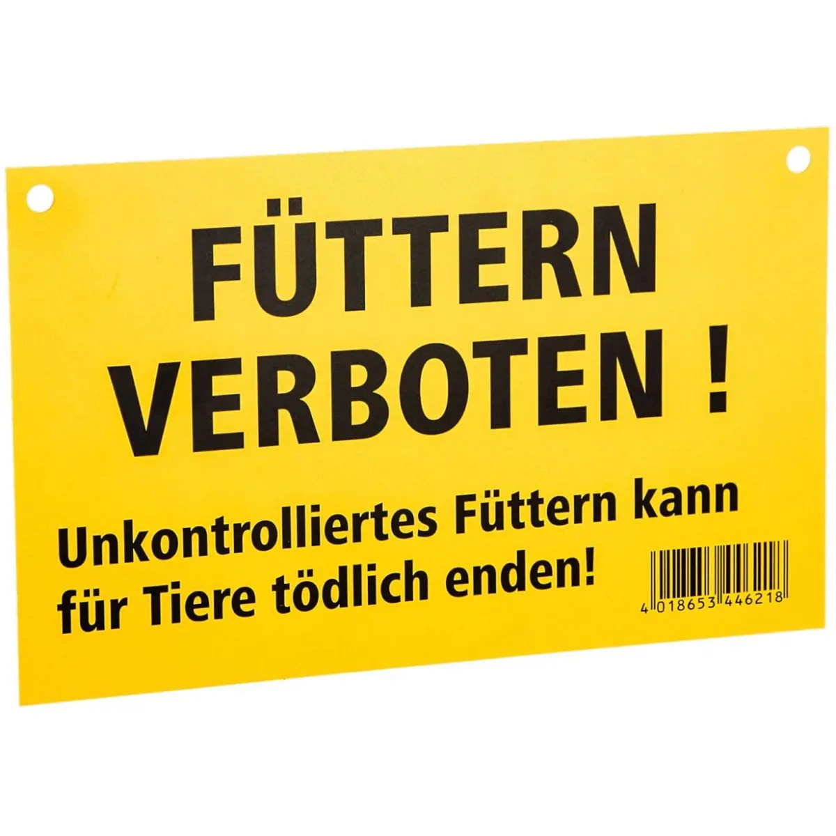 Kerbl Waarschuwingsbord Voederen Verboden 1