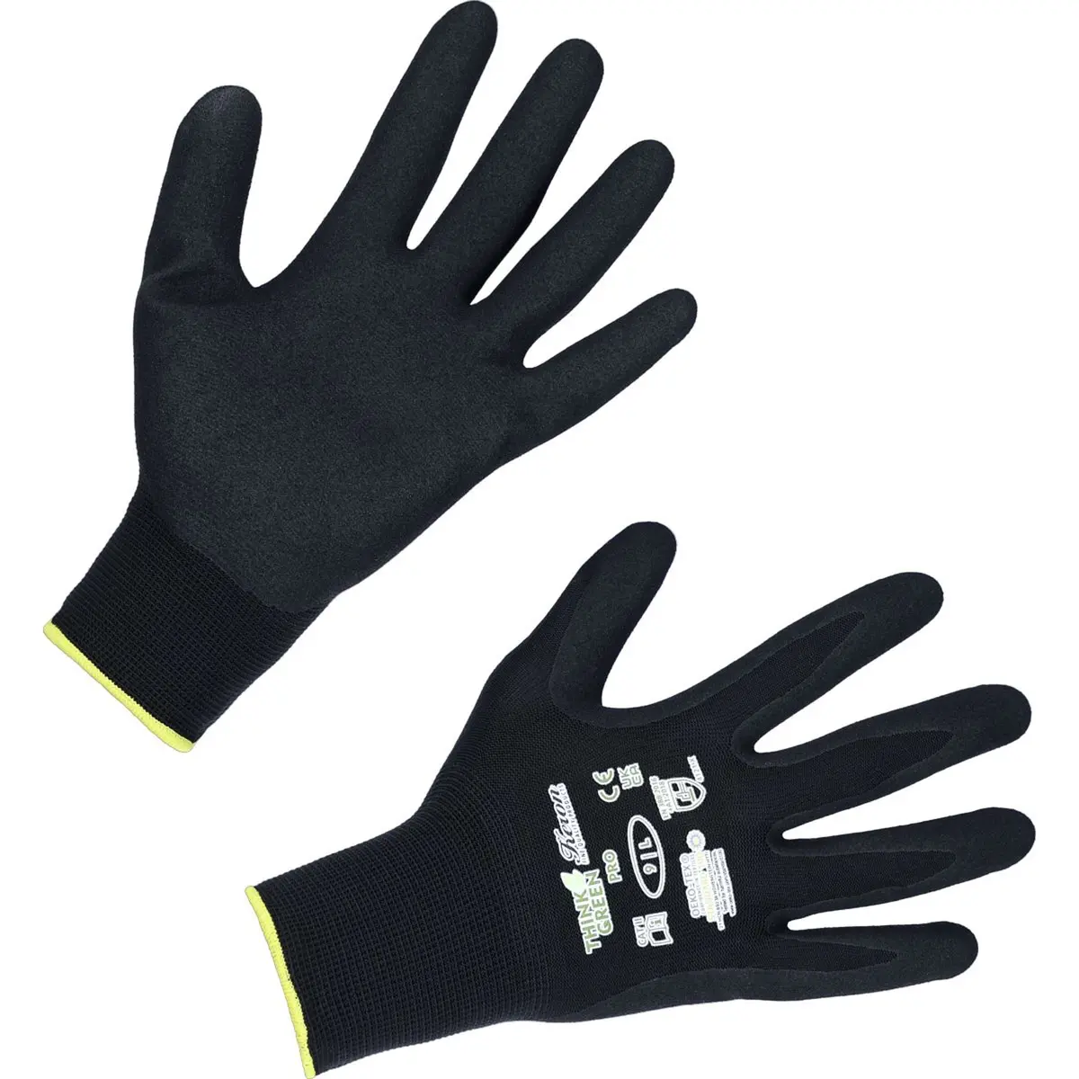 Kerbl Handschoenen Thinkgreen Pro Zwart 1