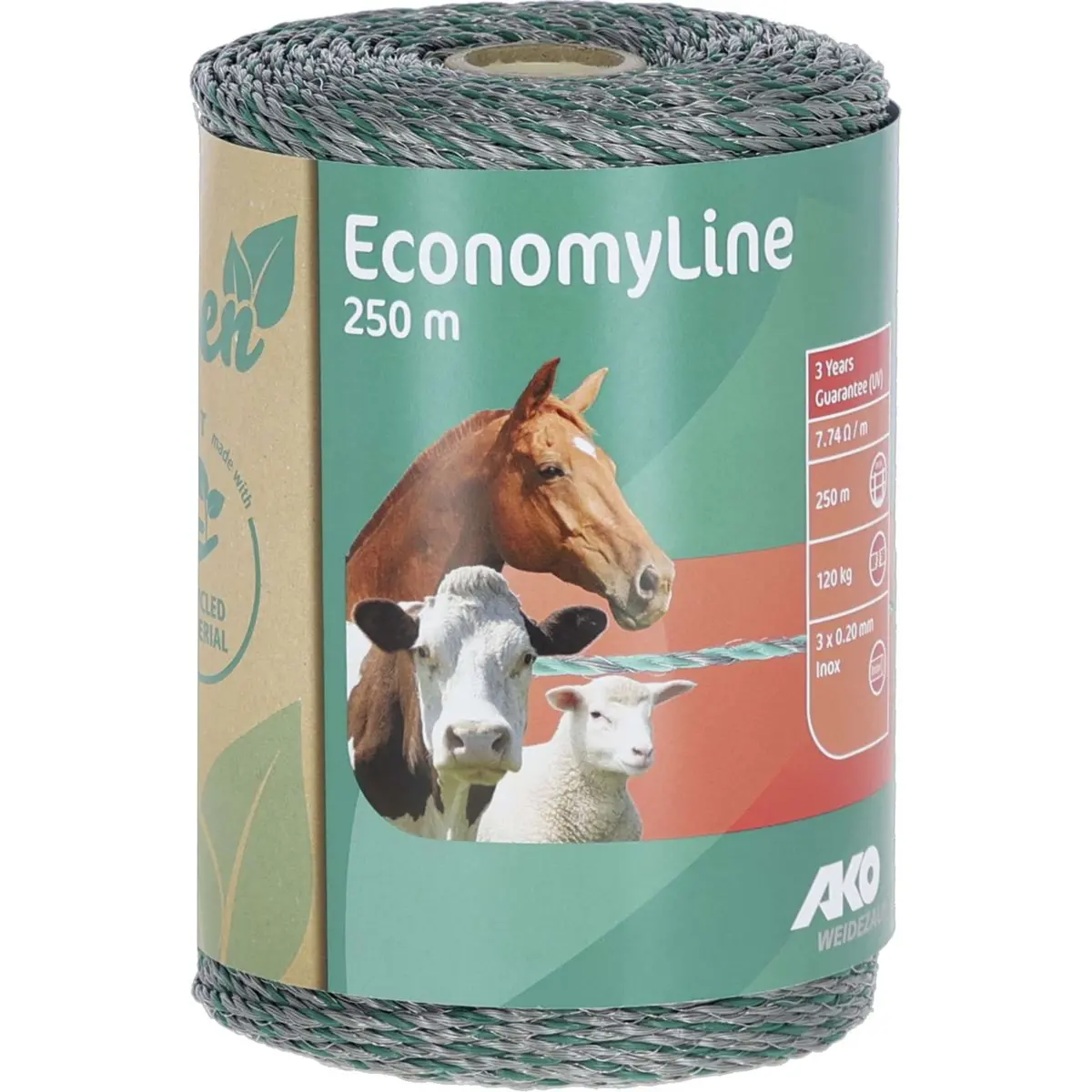 Ako Draad Economyline Groen/Grijs 1