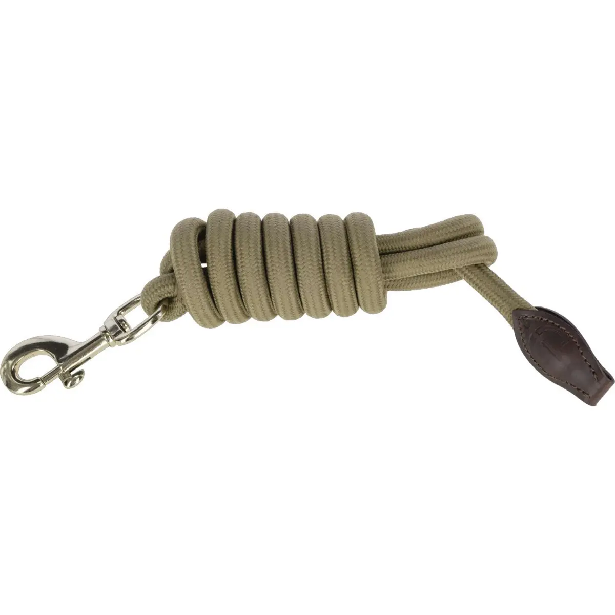 Covalliero Halstertouw Ss26 Met Musketonhaak Walnoot 1