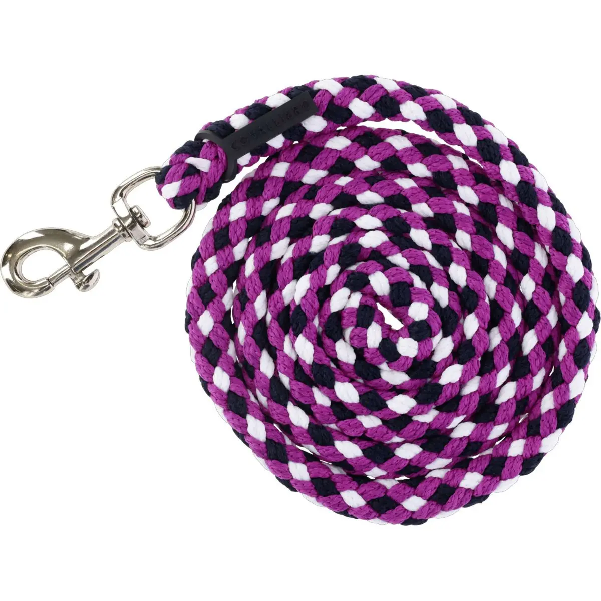 Covalliero Halstertouw Ss26 Met Musketonhaak Dark Navy/Light Berry 1