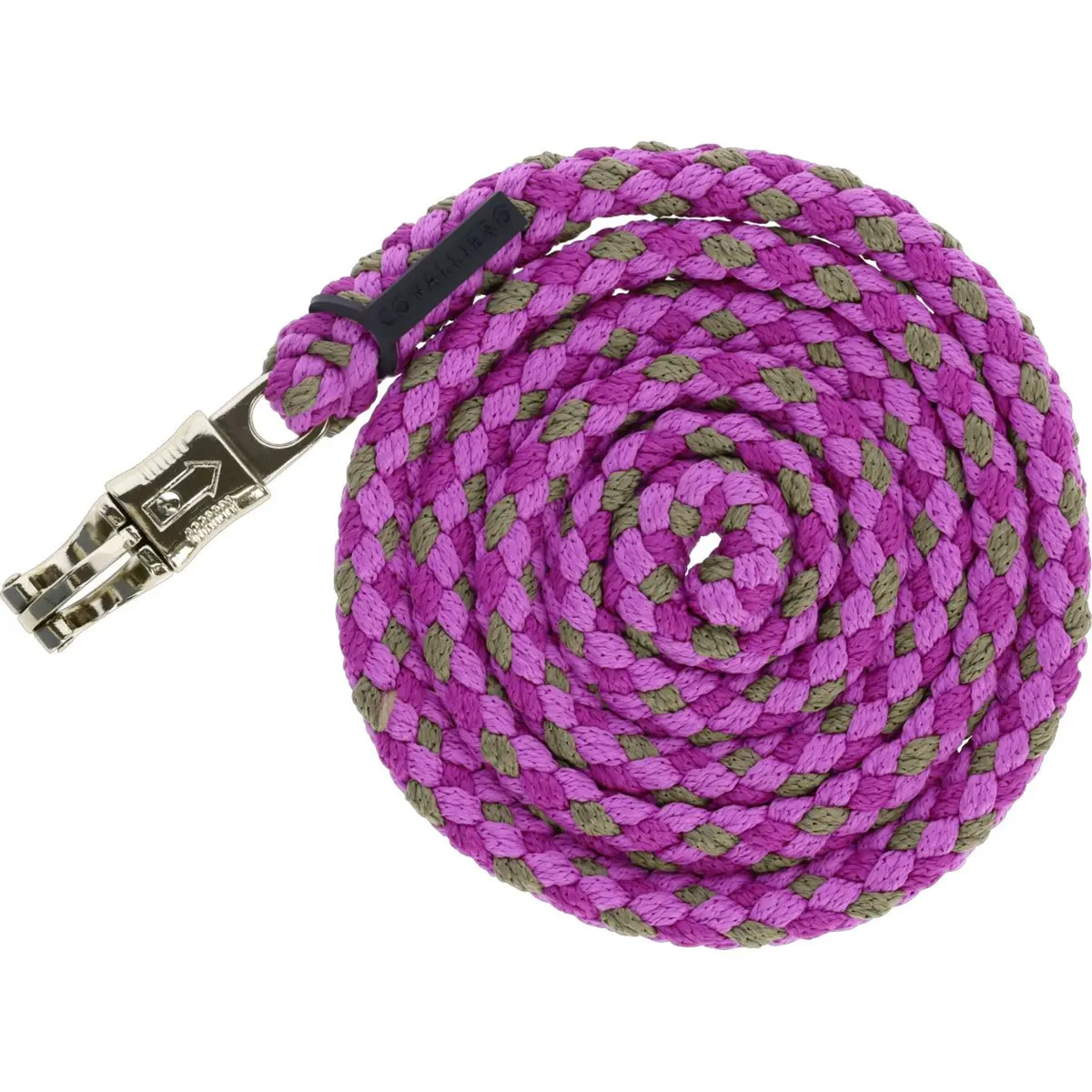 Covalliero Halstertouw Ss26 Met Paniekhaak Light Berry/Walnoot 1