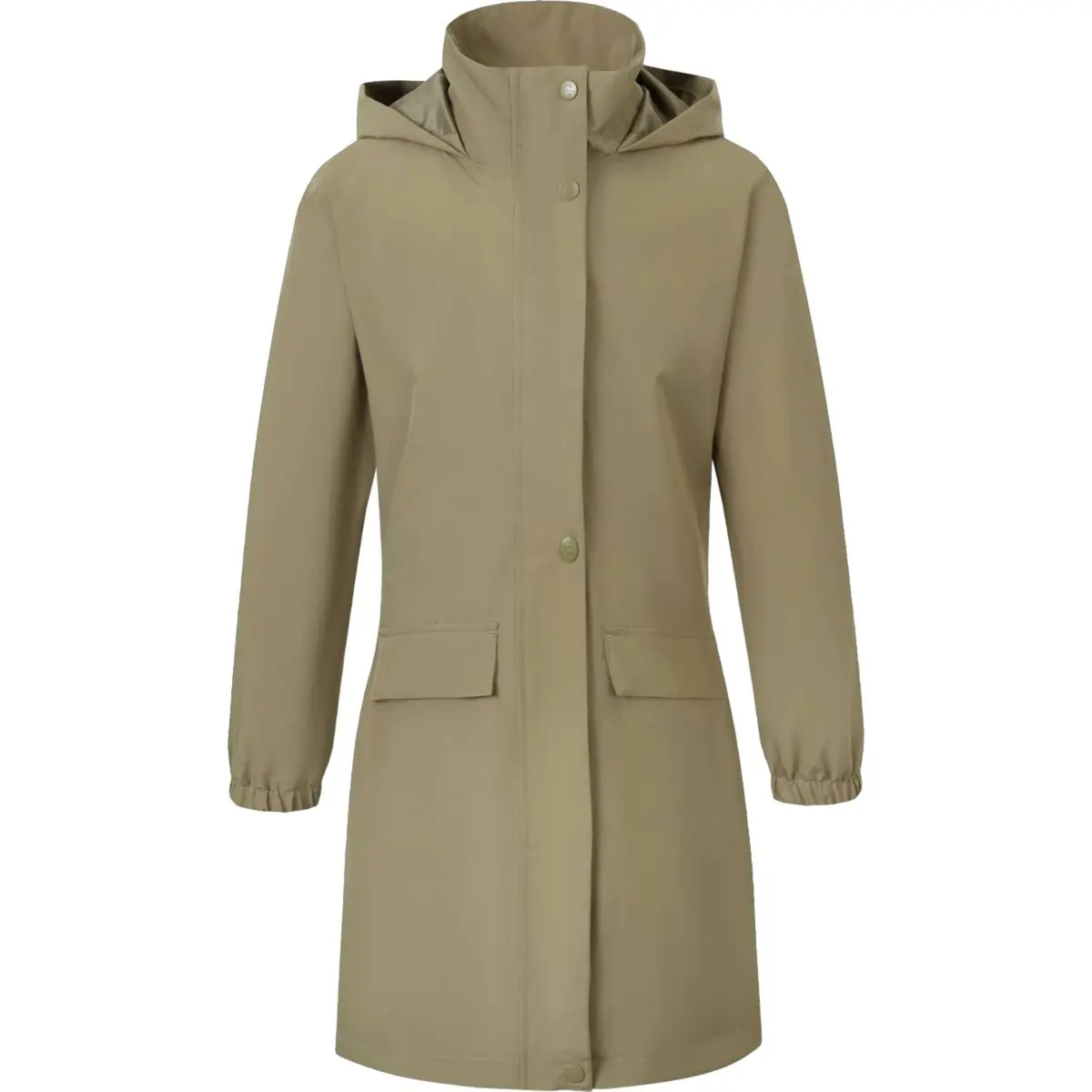 Covalliero Lange Regenjas Ss26 Kinderen Walnoot 1