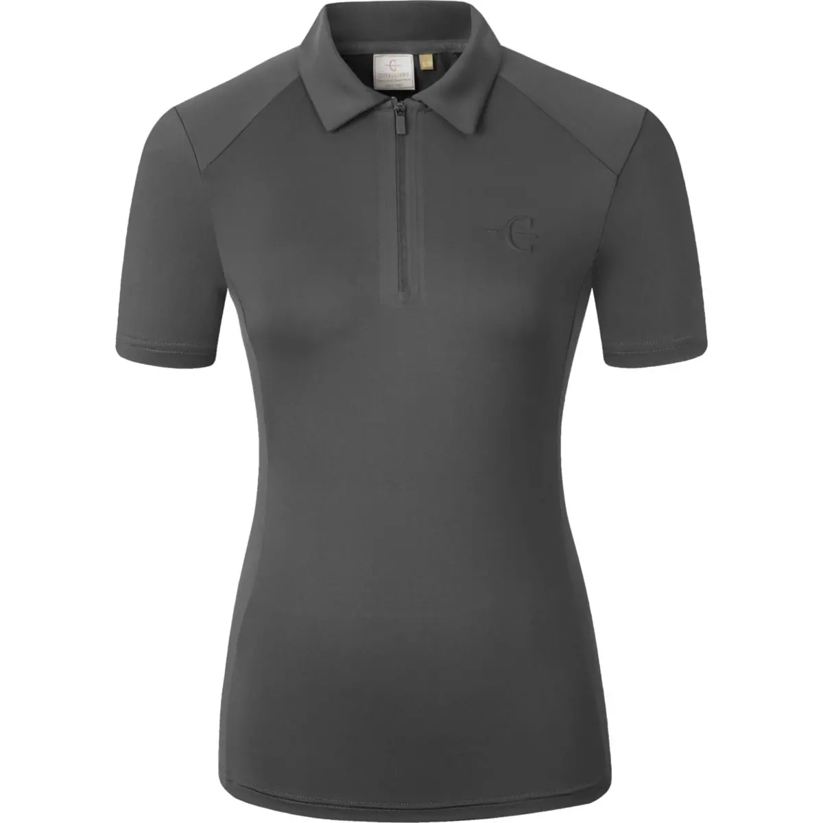 Covalliero Polo Ss26 Dames Zwart 1
