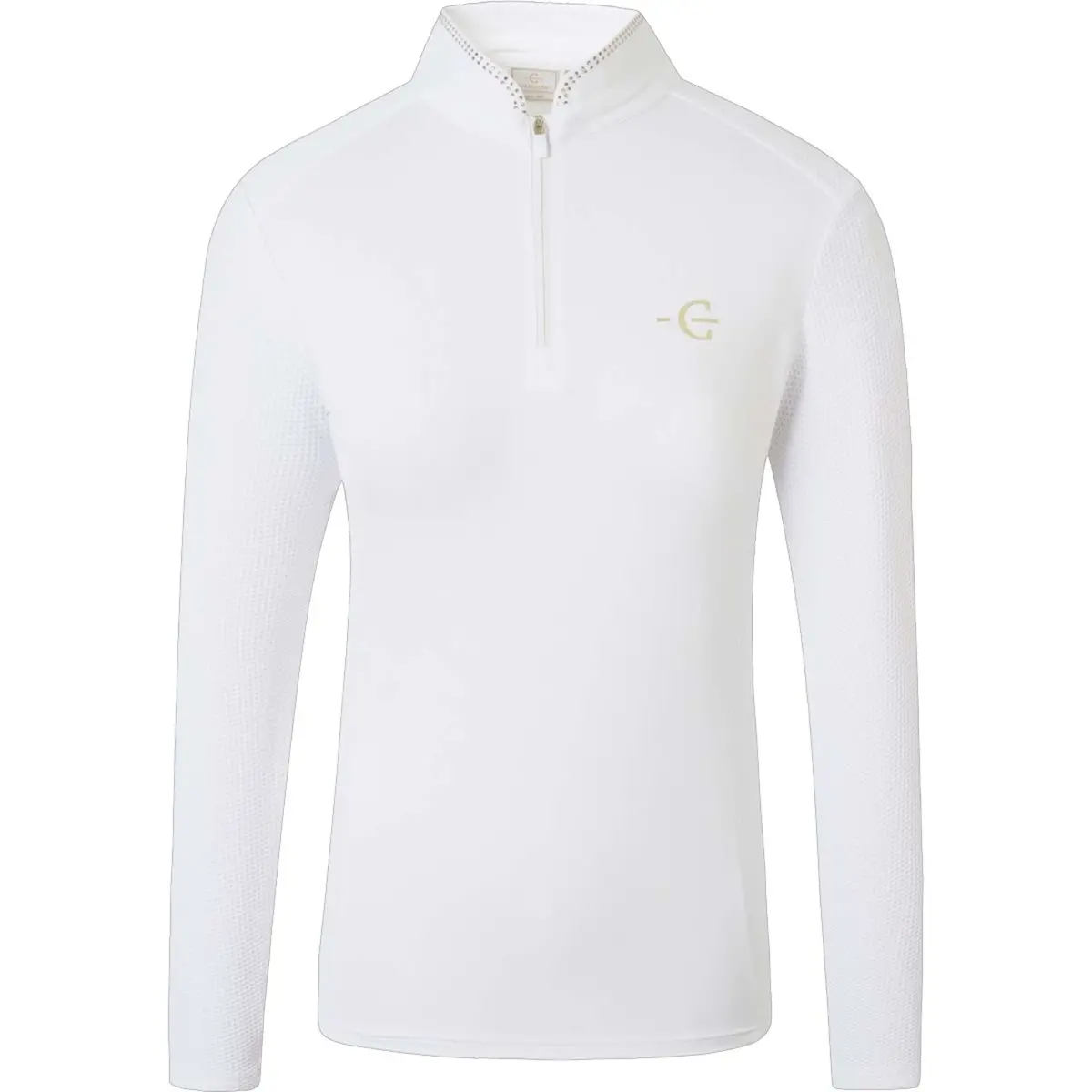 Covalliero Wedstrijdshirt Ss26 Dames Lange Mouwen Wit 1
