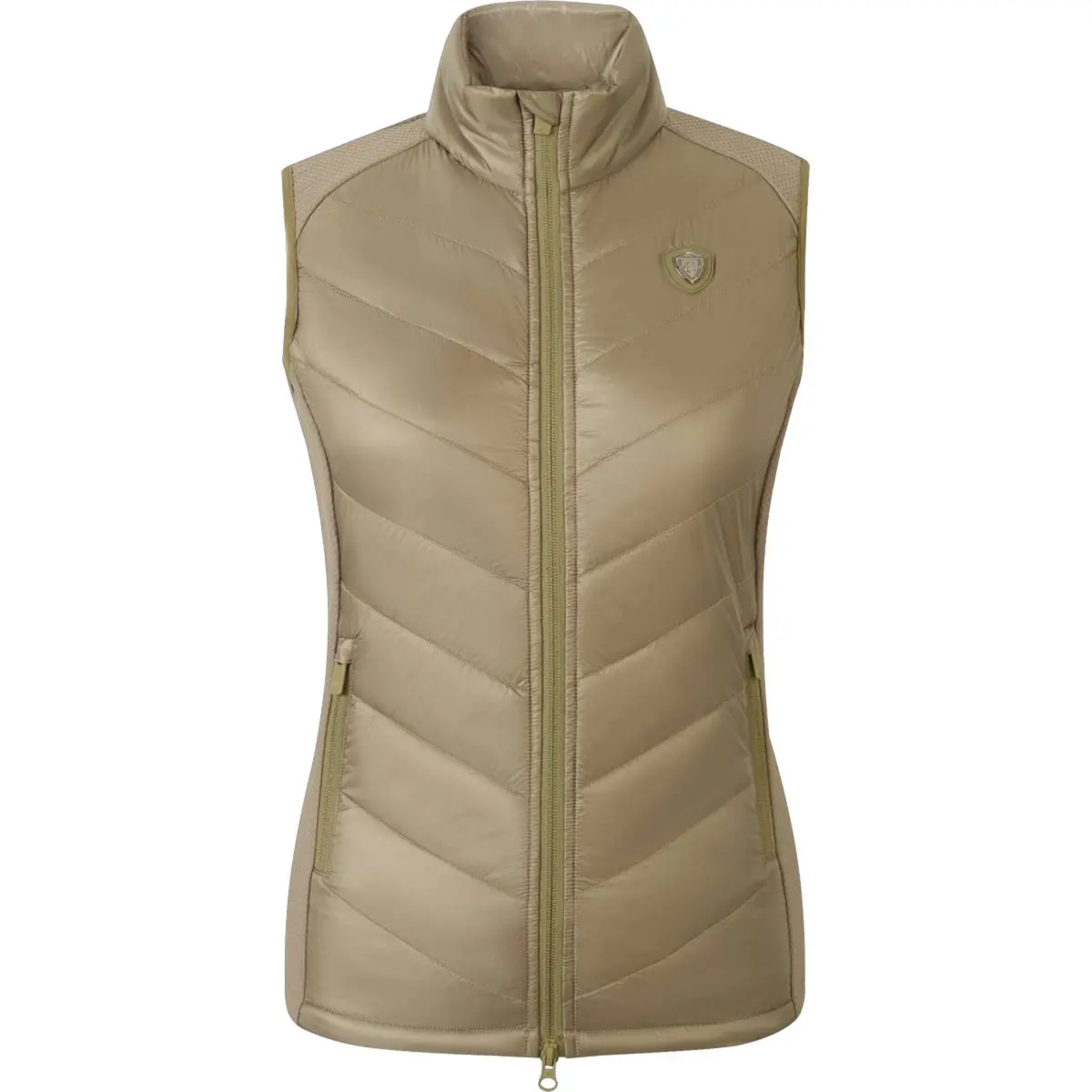 Covalliero Bodywarmer Ss26 Dames Walnoot 1