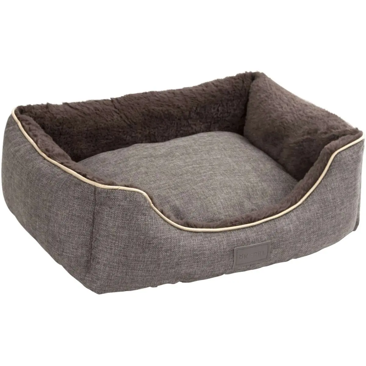 Kerbl Pluche Bed Samuel Zilver/Donkergrijs 1