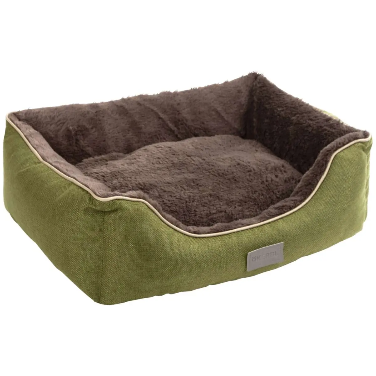 Kerbl Pluche Bed Samuel Groen/Grijs 1