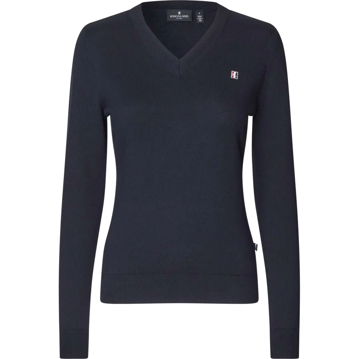 Kingsland Pullover Classic V-Neck Navy 1