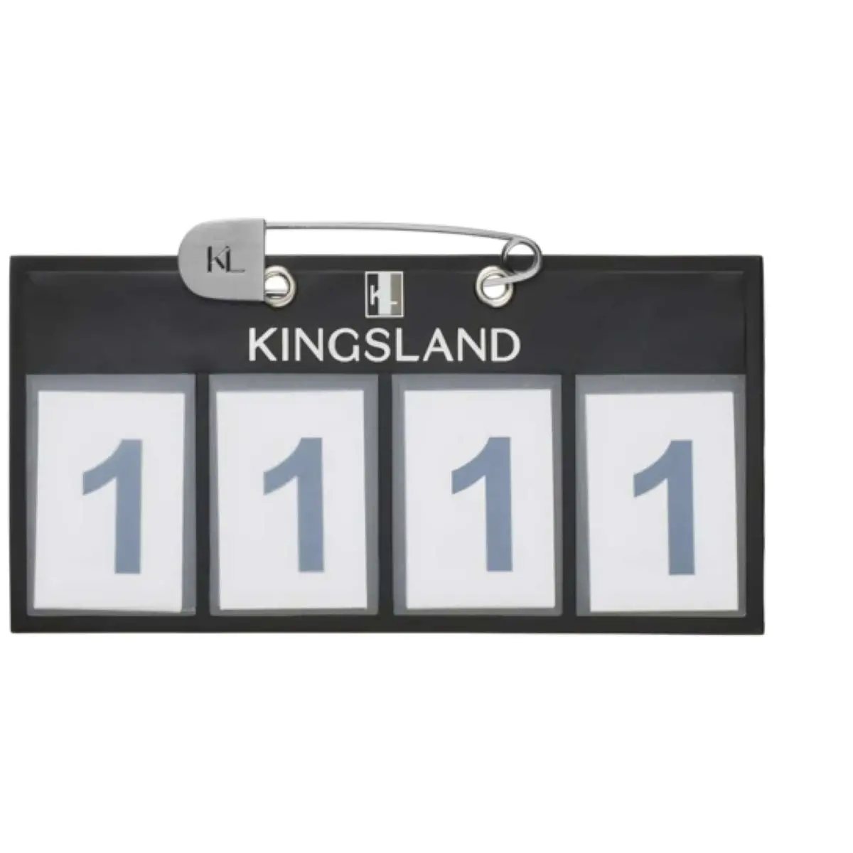 Kingsland Startnummer Classic 4 Cijfers Zwart 1