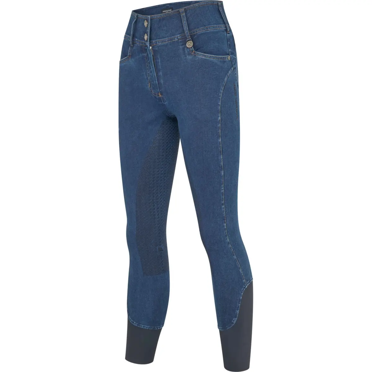 Kingsland Rijbroek Klkayce Denim Full Grip Navy 1