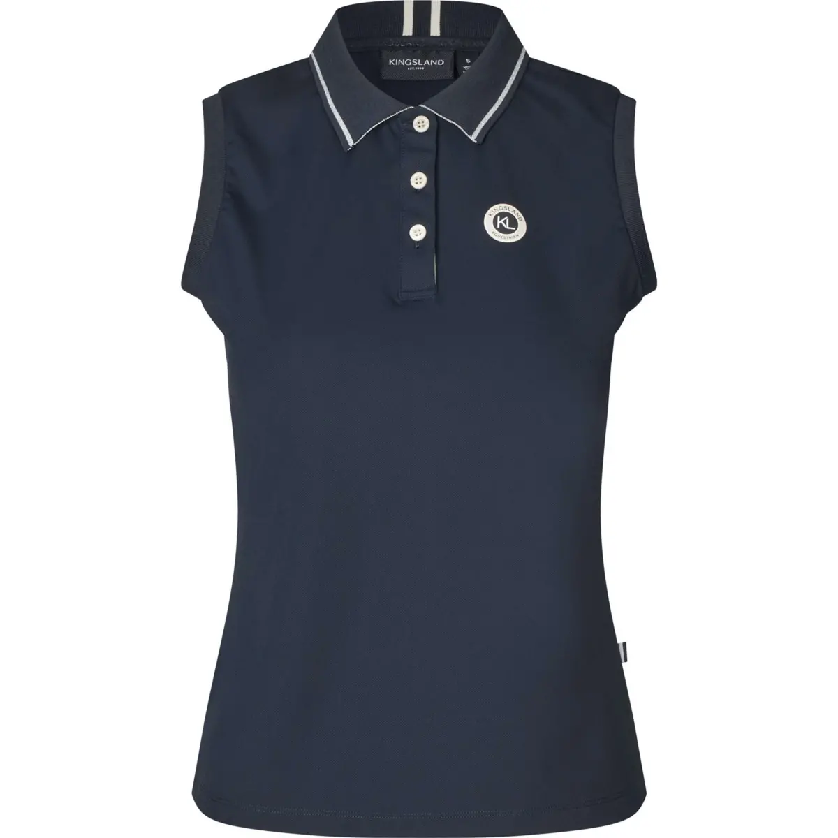 Kingsland Poloshirt Kllaura Mouwloos Navy 1