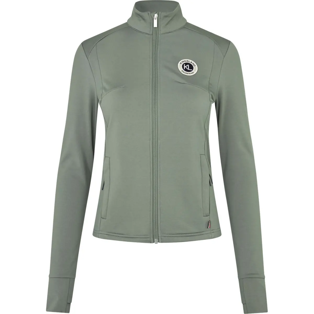 Kingsland Vest Kllucy Microfleece Green Agave 1