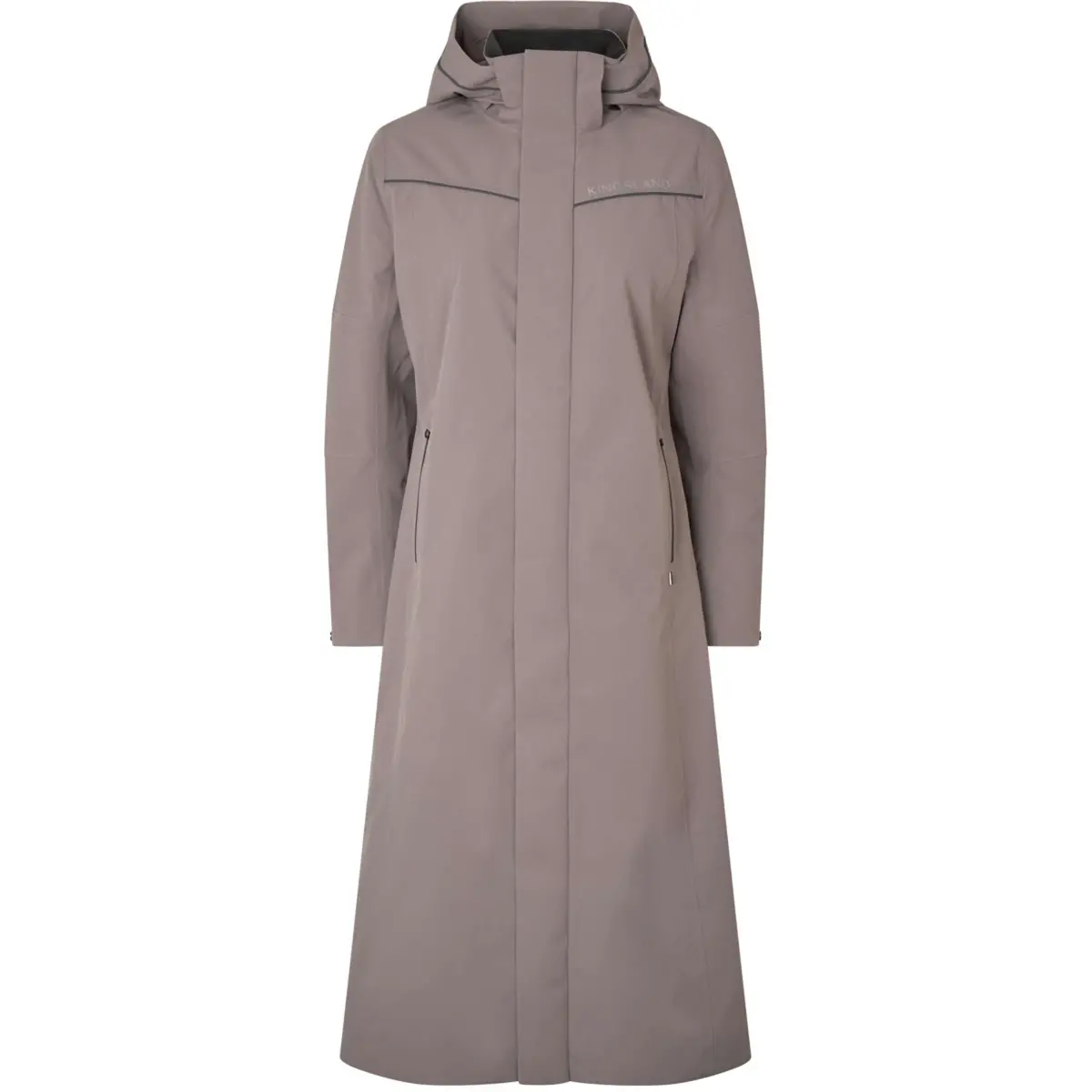 Kingsland Lange Jas Kllucia Waterproof Brown Iron 1