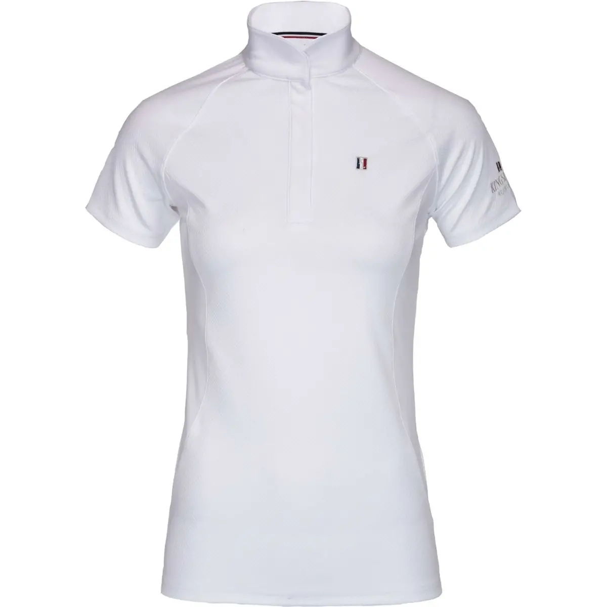 Kingsland Wedstrijdshirt Classic Korte Mouwen Dames Wit 1