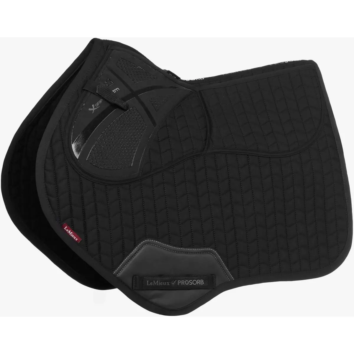 Lemieux Zadeldekje Prosorb Plain 2 Pocket Cc Zwart 1