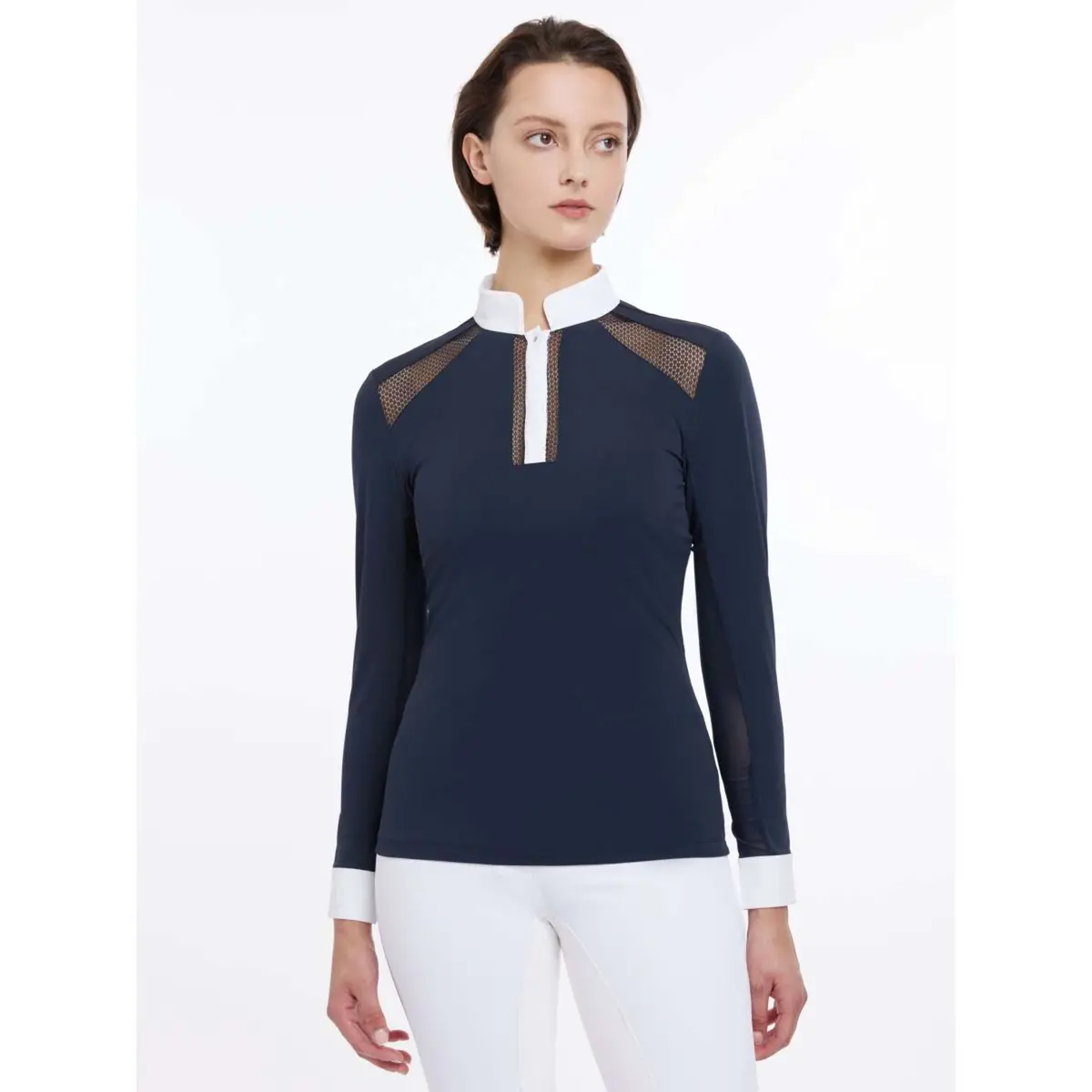 Lemieux Wedstrijdshirt Camille Lange Mouwen Navy 1