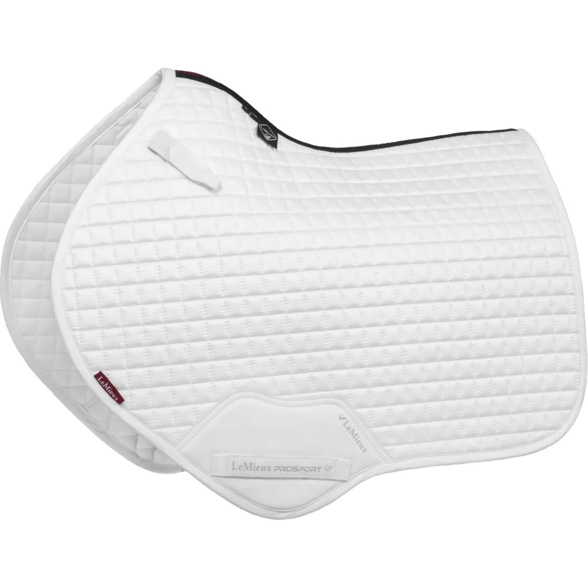 Lemieux Zadeldekje Suede Square Close Contact Wit 1