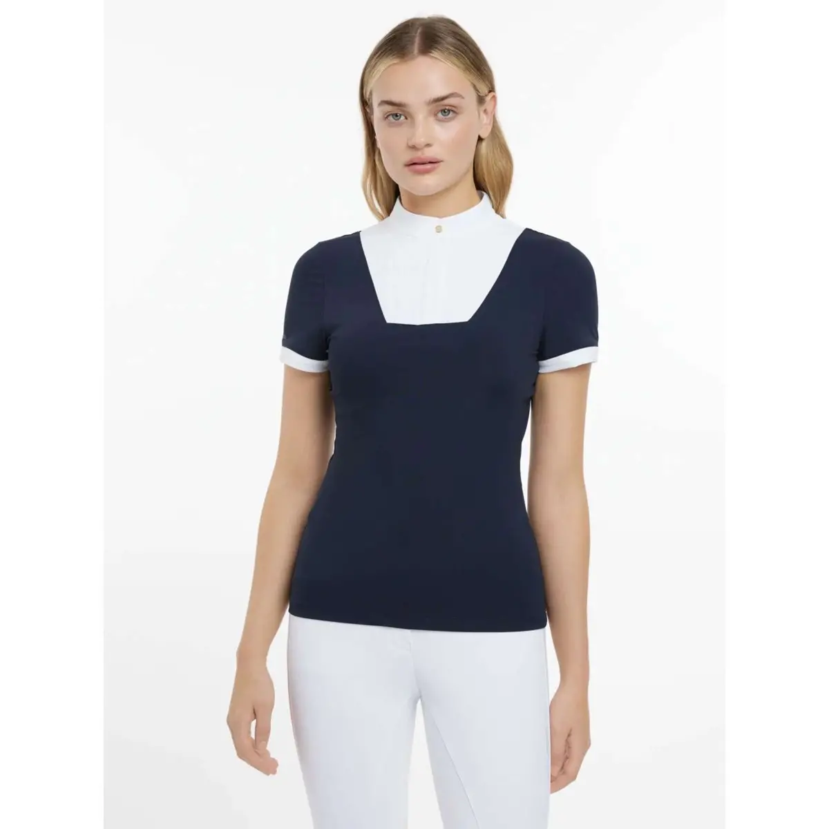 Lemieux Wedstrijdshirt Sophia Korte Mouwen Navy 1
