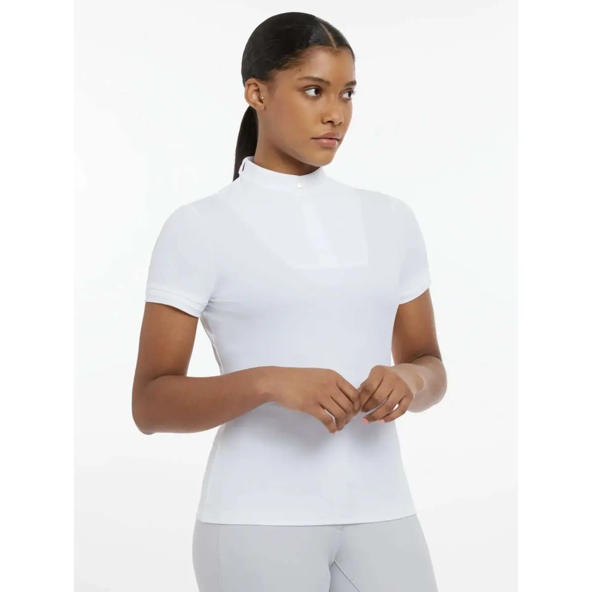 Lemieux Wedstrijdshirt Sophia Korte Mouwen Wit 1