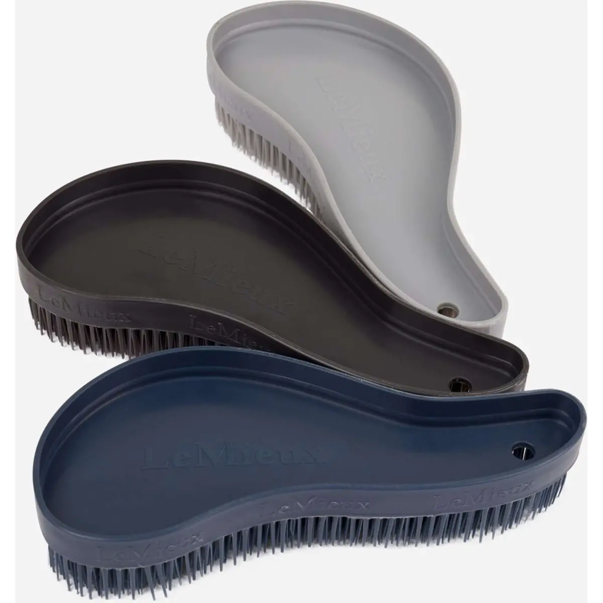 Lemieux Borstelset Wizard Brush Navy/Zwart/Grijs 1