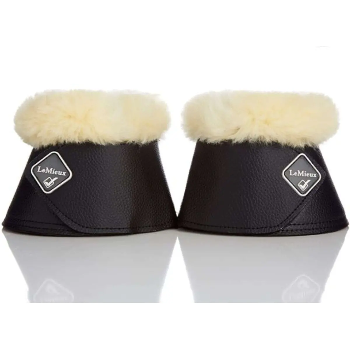 Lemieux Springschoenen Wrapround Fleece Zwart/Naturel 1