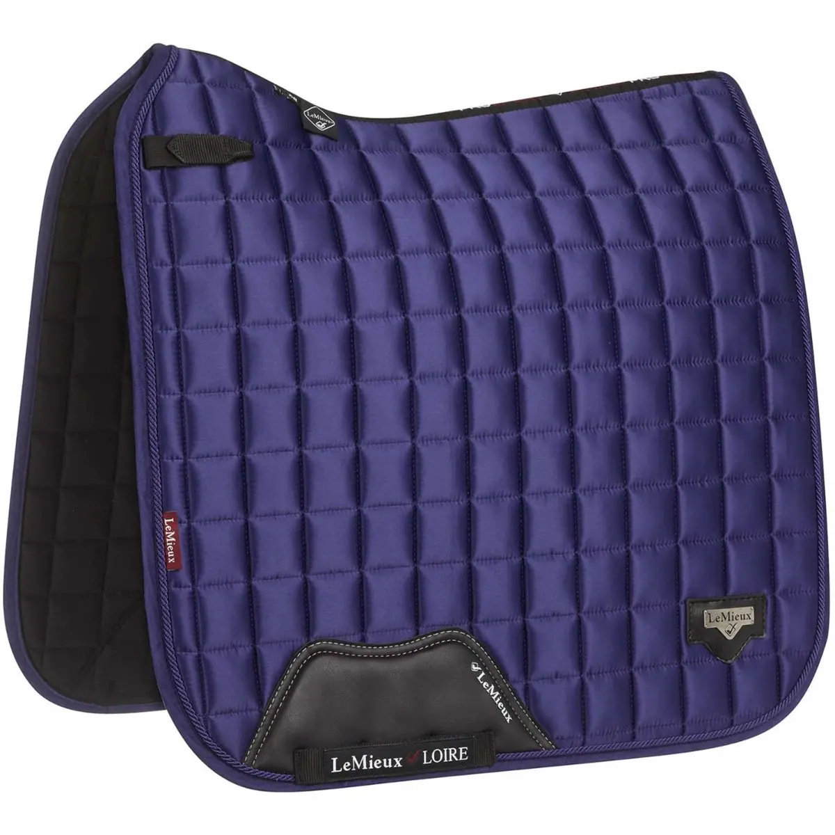 Lemieux Zadeldekje Loire Classic Satin Square Dressuur Ink Blue 1