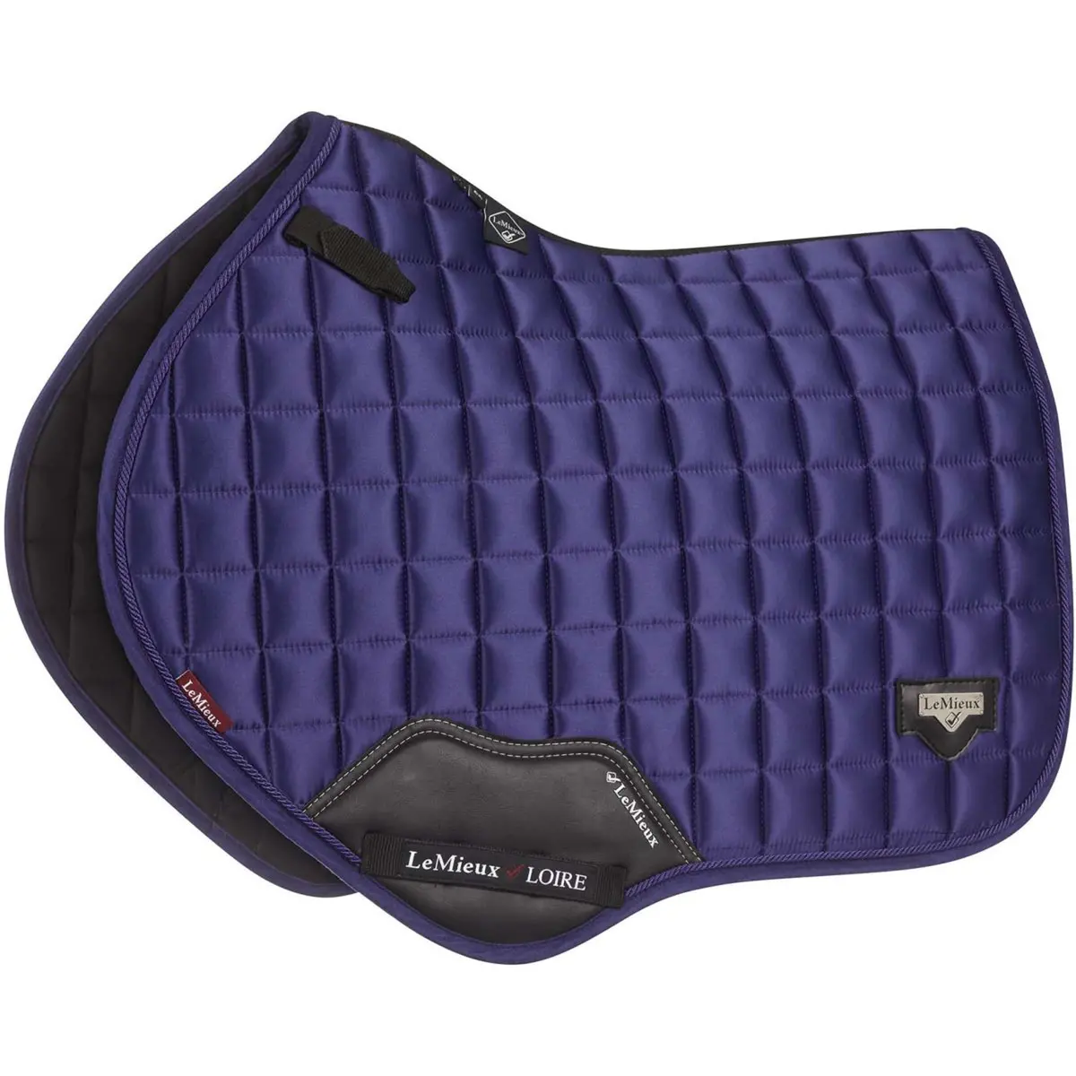 Lemieux Zadeldekje Loire Classic Satin Square Cc Ink Blue 1