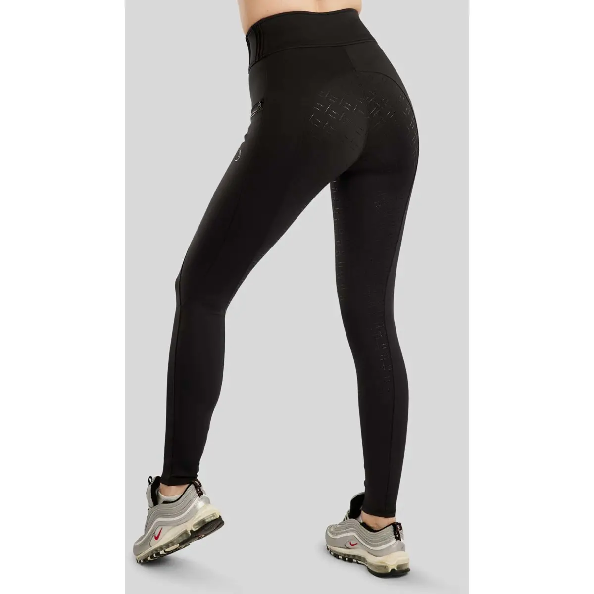 Montar Rijlegging Mopearl Pintuck Full Grip Zwart 1