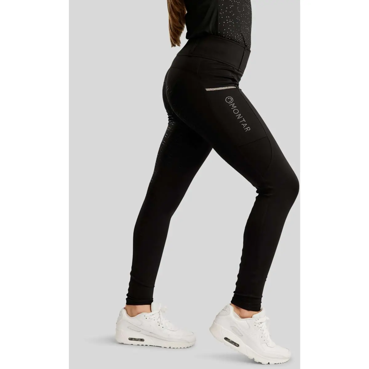 Montar Rijlegging Molila Champagne Crystals Junior Zwart 1