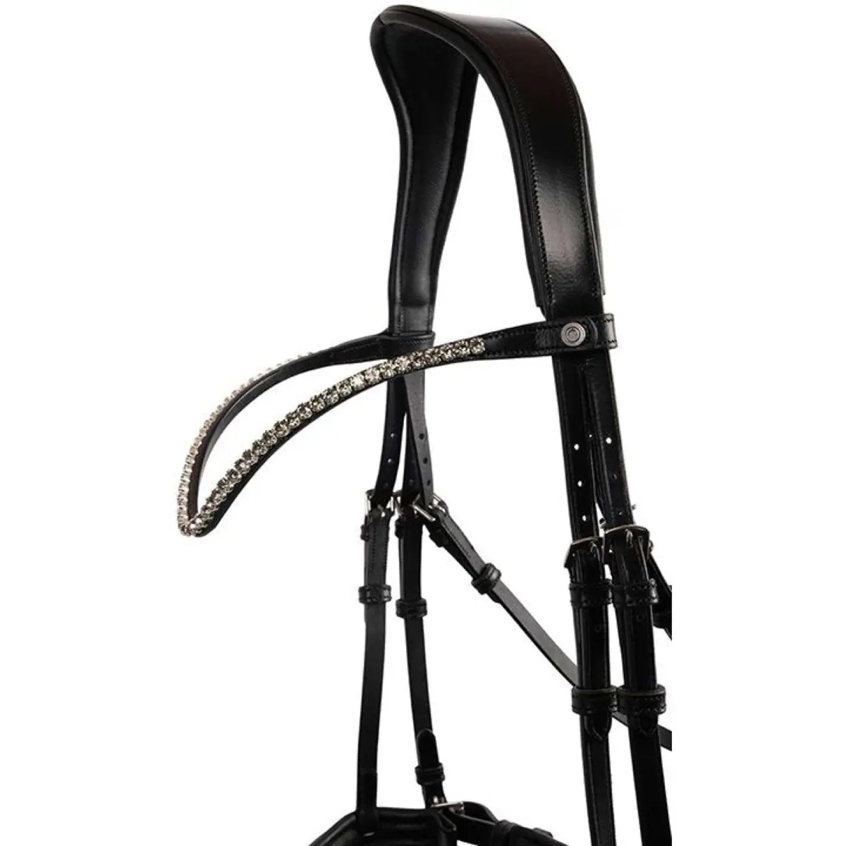 Montar Frontriem Fair Crystal Curved Grijs/Zwart 1