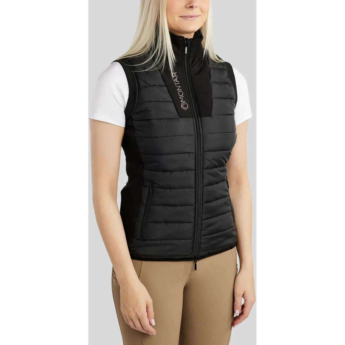Montar Bodywarmer Mocaroline Zwart 1