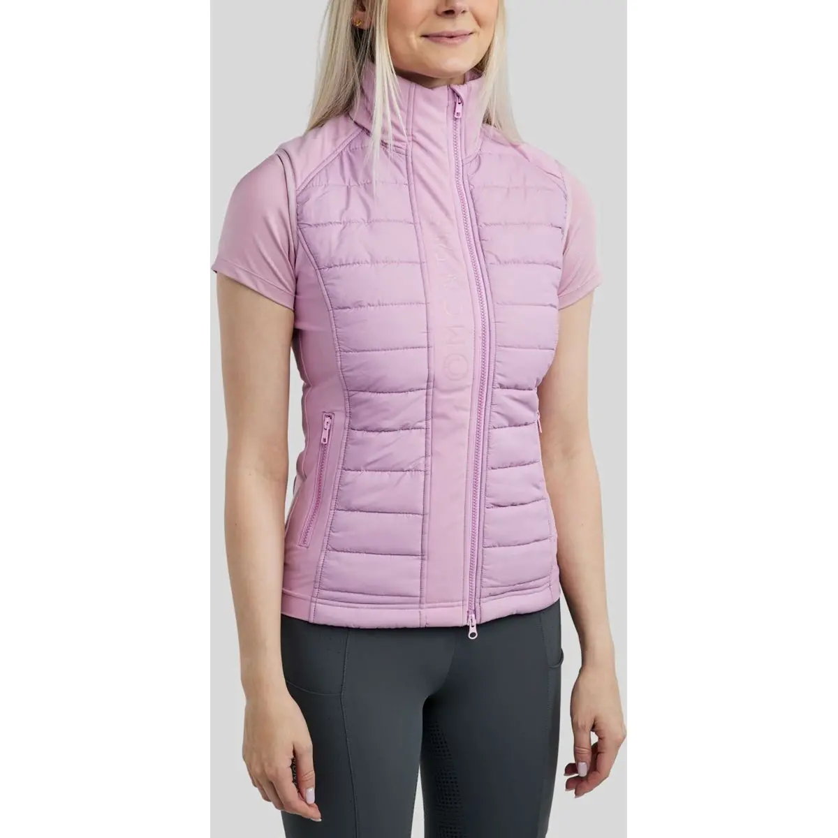 Montar Bodywarmer Emma Quilt Junior Candy Pink 1
