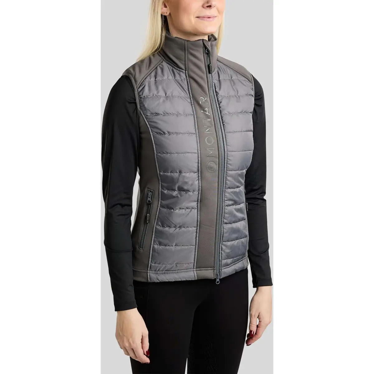 Montar Bodywarmer Emma Quilt Junior Grijs 1