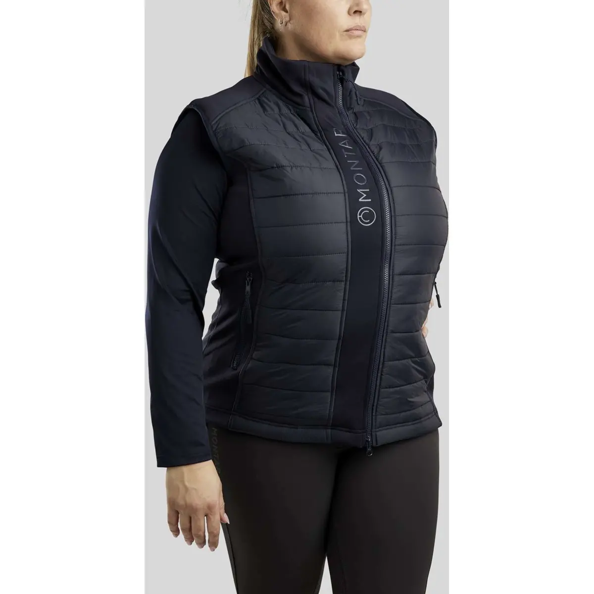 Montar Bodywarmer Emma Curve Dark Navy 1