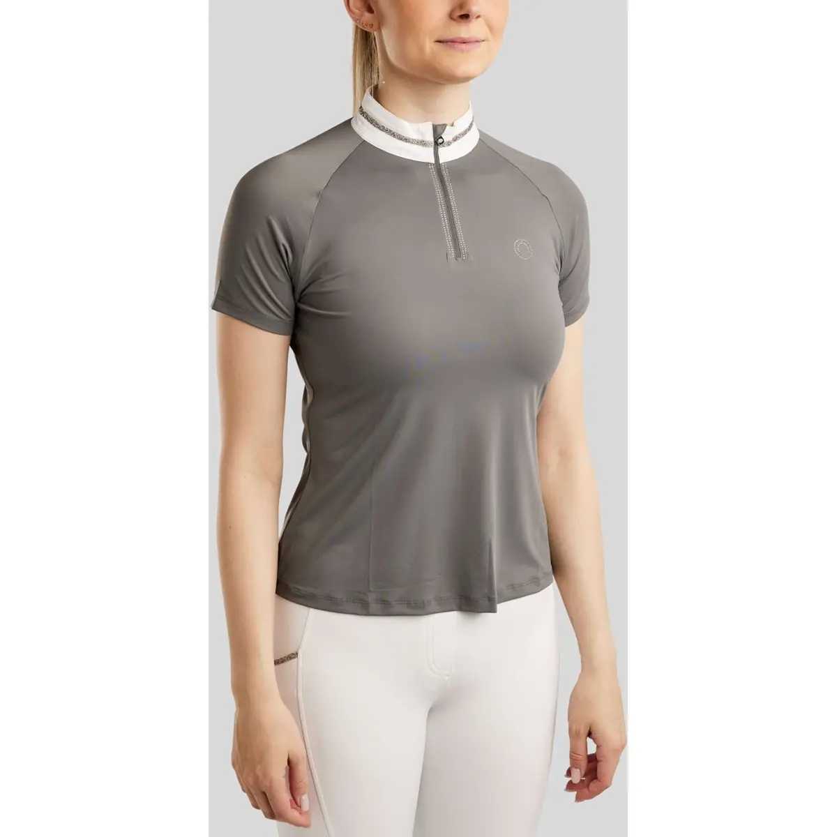 Montar Wedstrijdshirt Molila Champagne Crystals Grijs 1