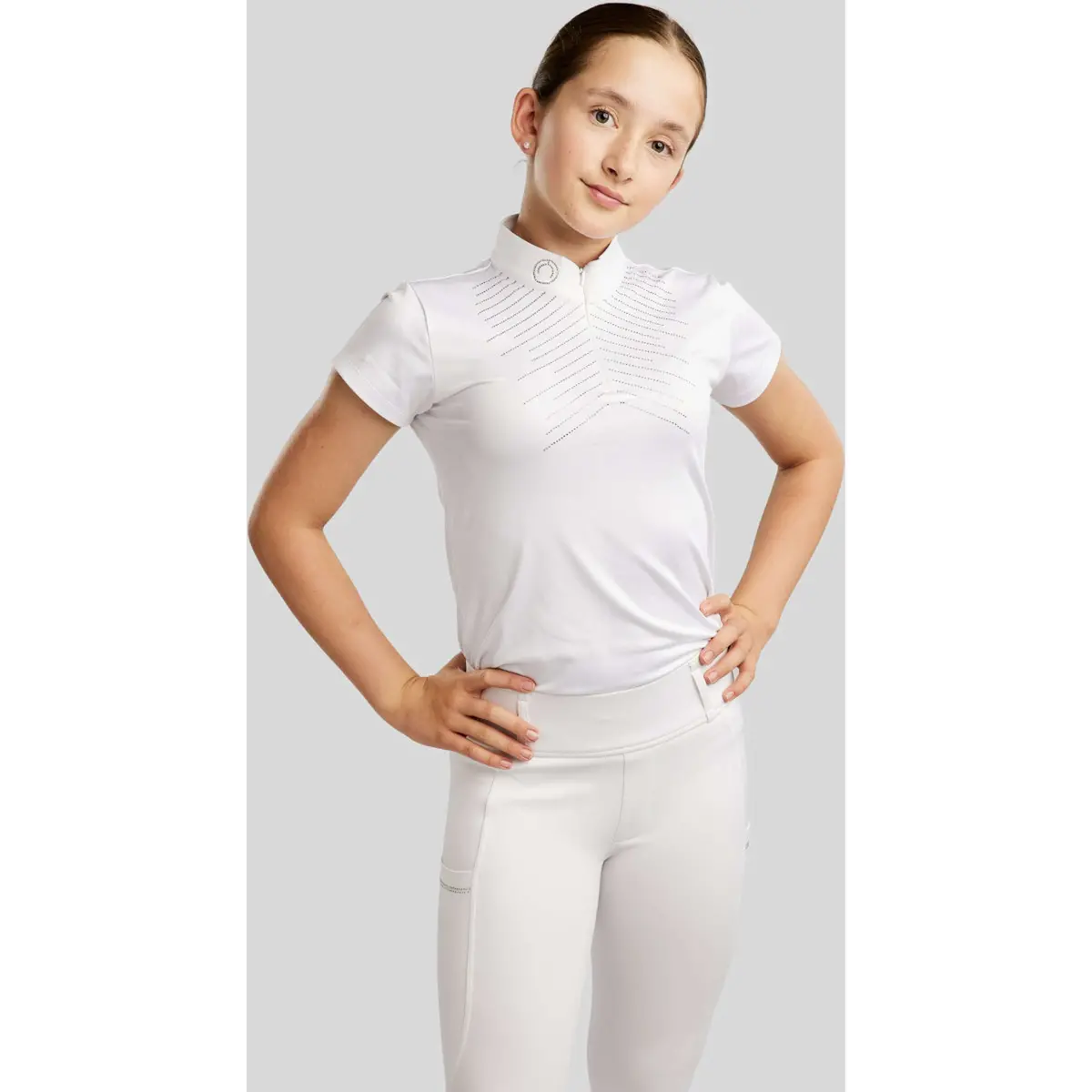 Montar Wedstrijdshirt Mosparkle Kids Wit 1