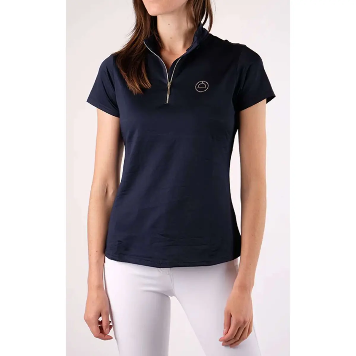 Montar Poloshirt Everly Crystal Logo Navy 1