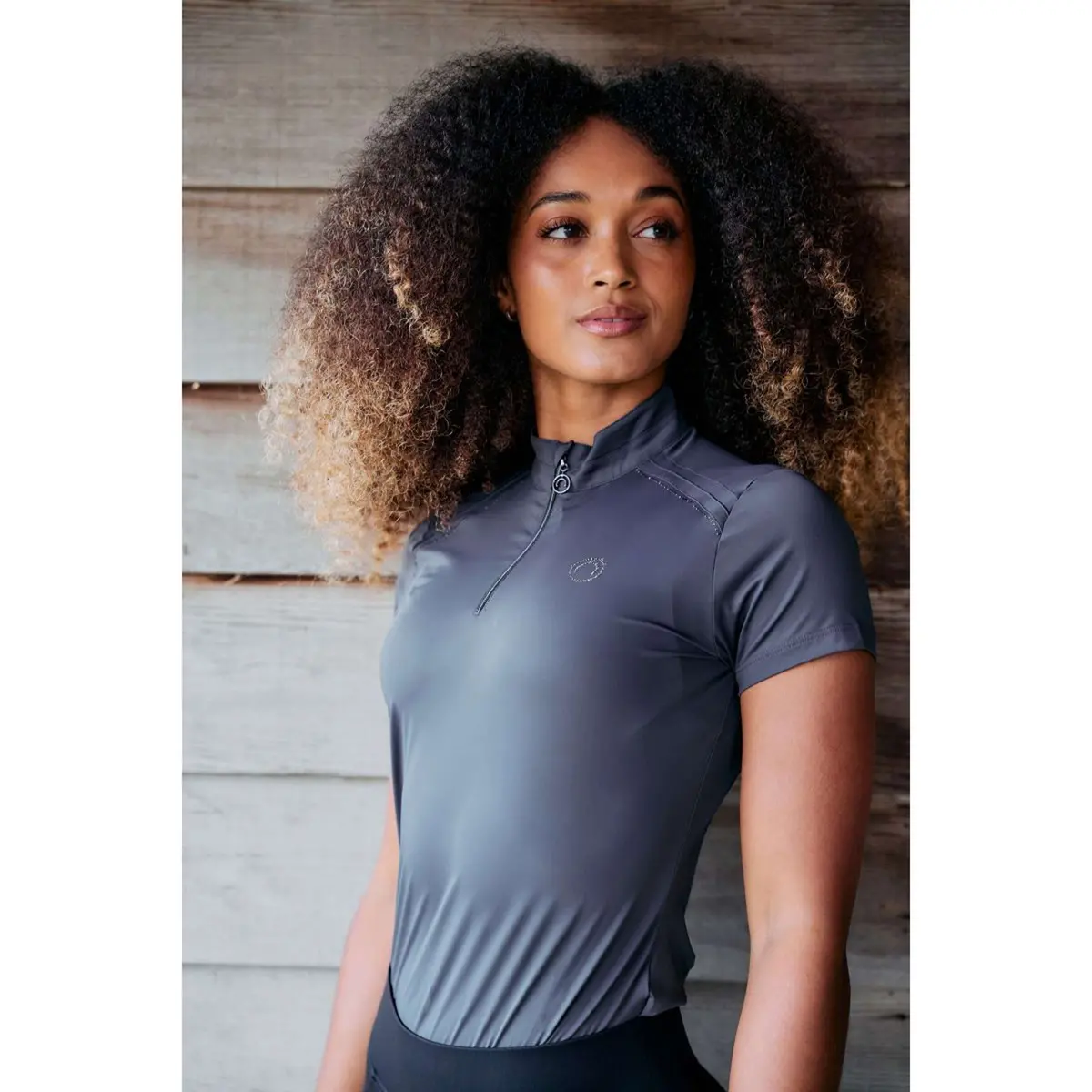 Montar Poloshirt Mopearl Pintuck Grijs 1
