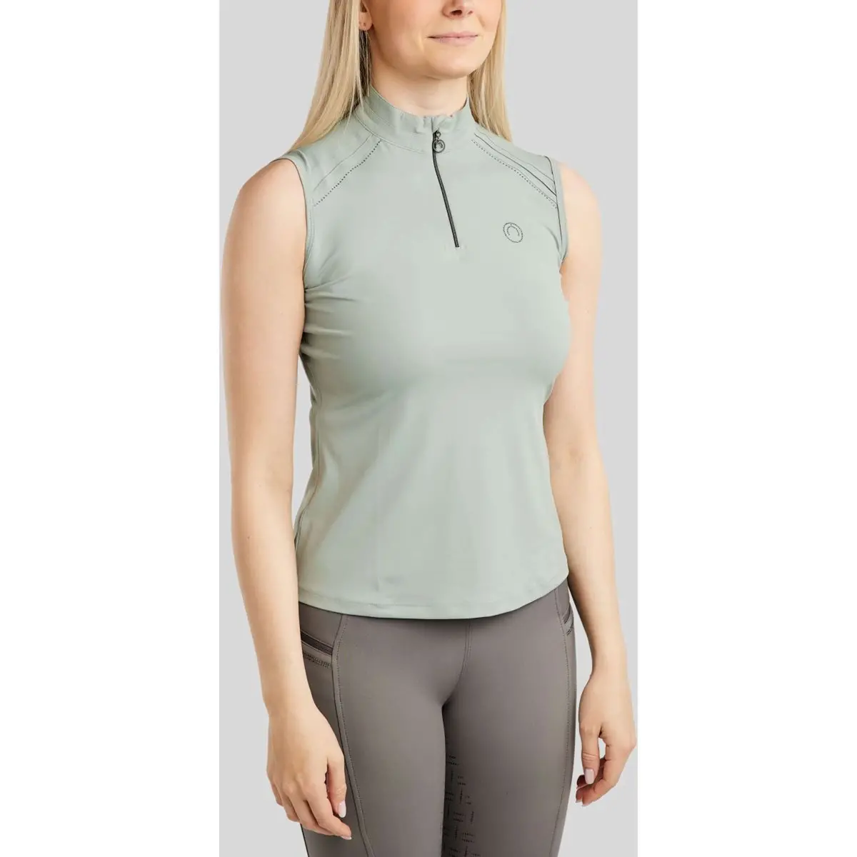 Montar Shirt Mopearl Pintuck Mouwloos Turin 1