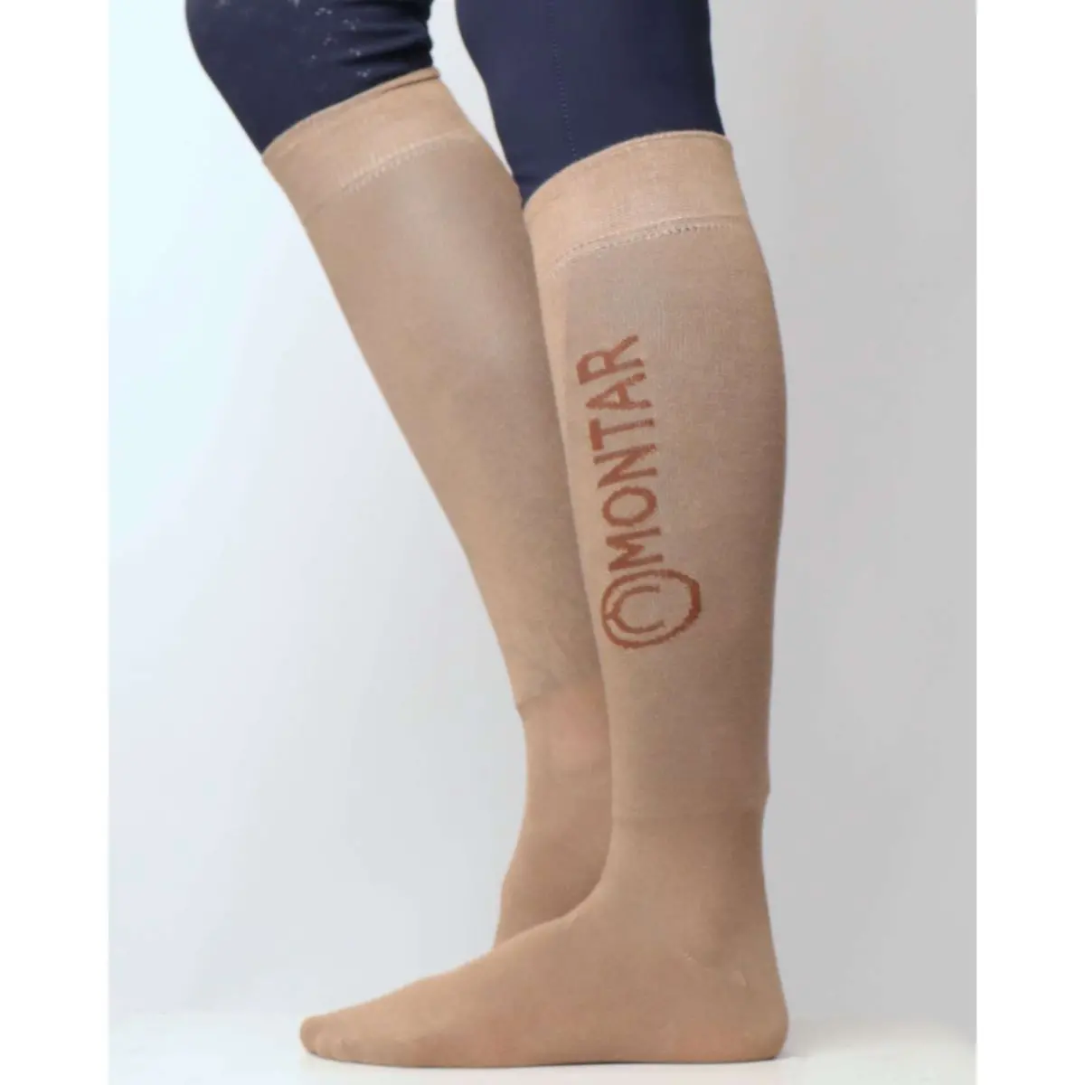 Montar Sokken Bamboo Met Logo Toffee 1