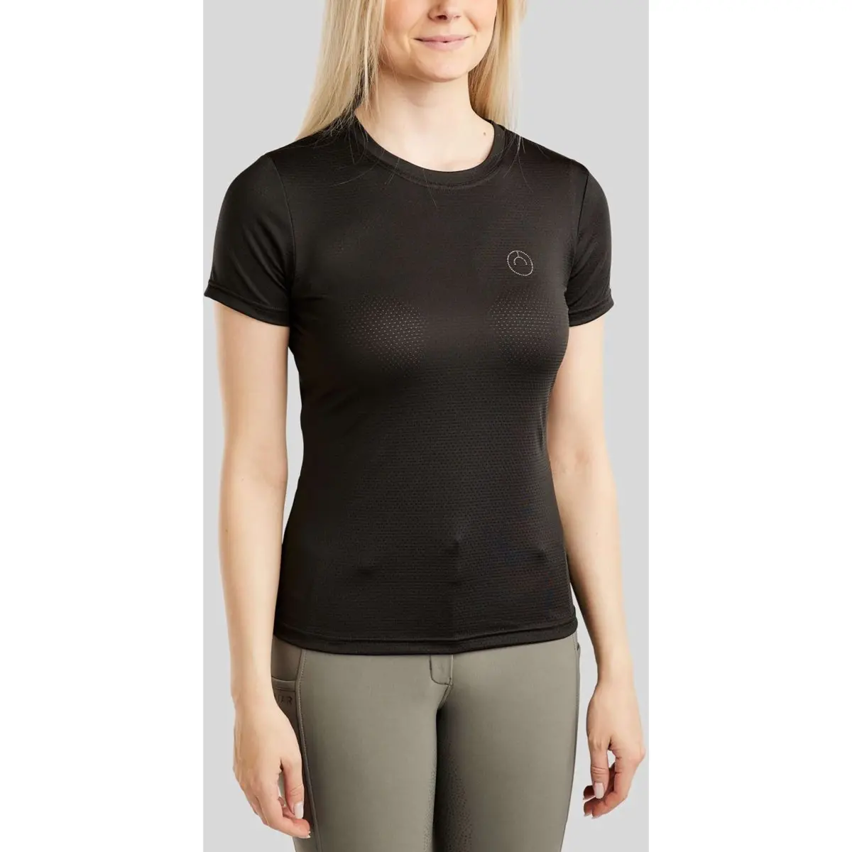 Montar T-Shirt Mograce Mesh Tee Zwart 1