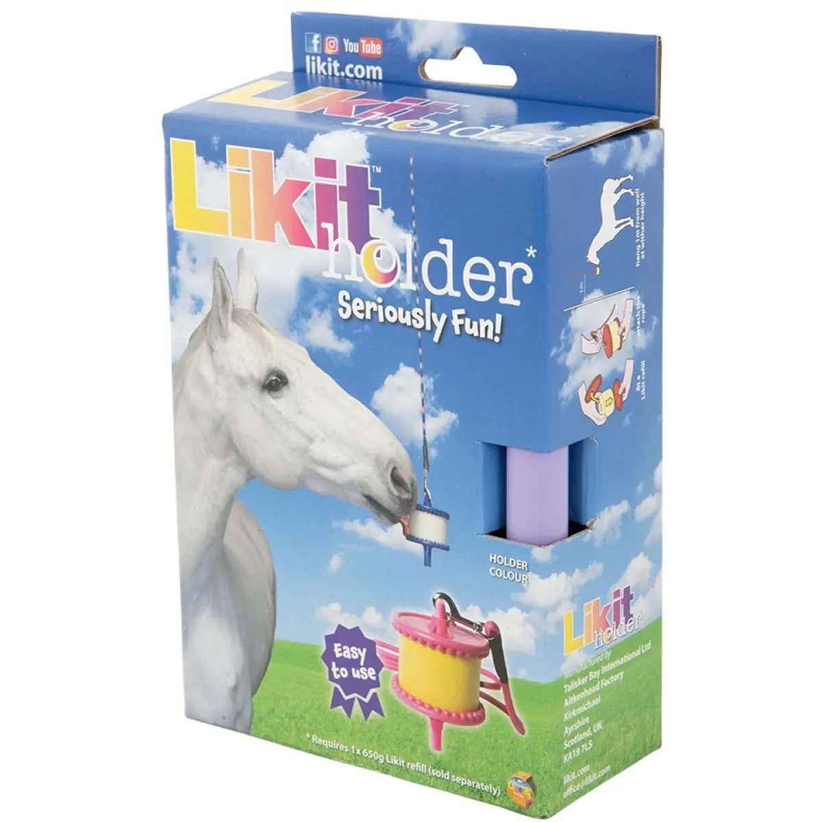 Likit Houder Met Touw Voor Steen Paars 1