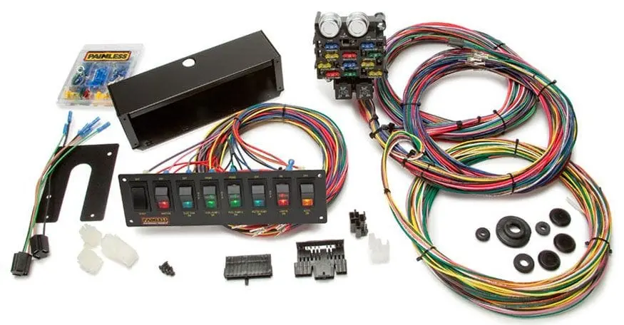 21-Circuit Pro Street Wiring Harness & Panel Kit — Universal Race-Ready Bundle (Pw50003) 1