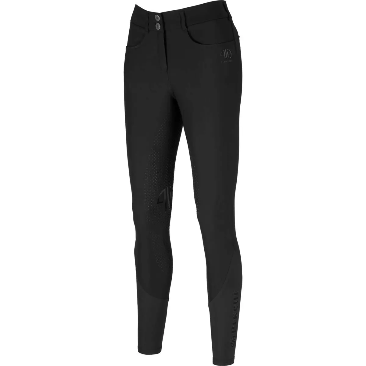 Pikeur Rijbroek Camie Full Grip Silicon Zwart 1