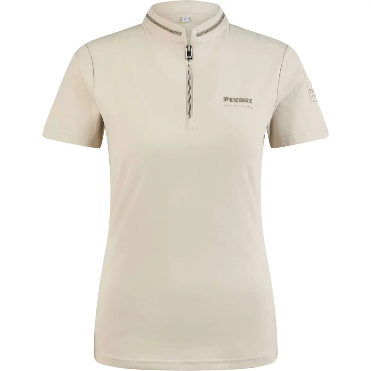 Pikeur T-Shirt Function Zip Ss26 Pearl Gray 1