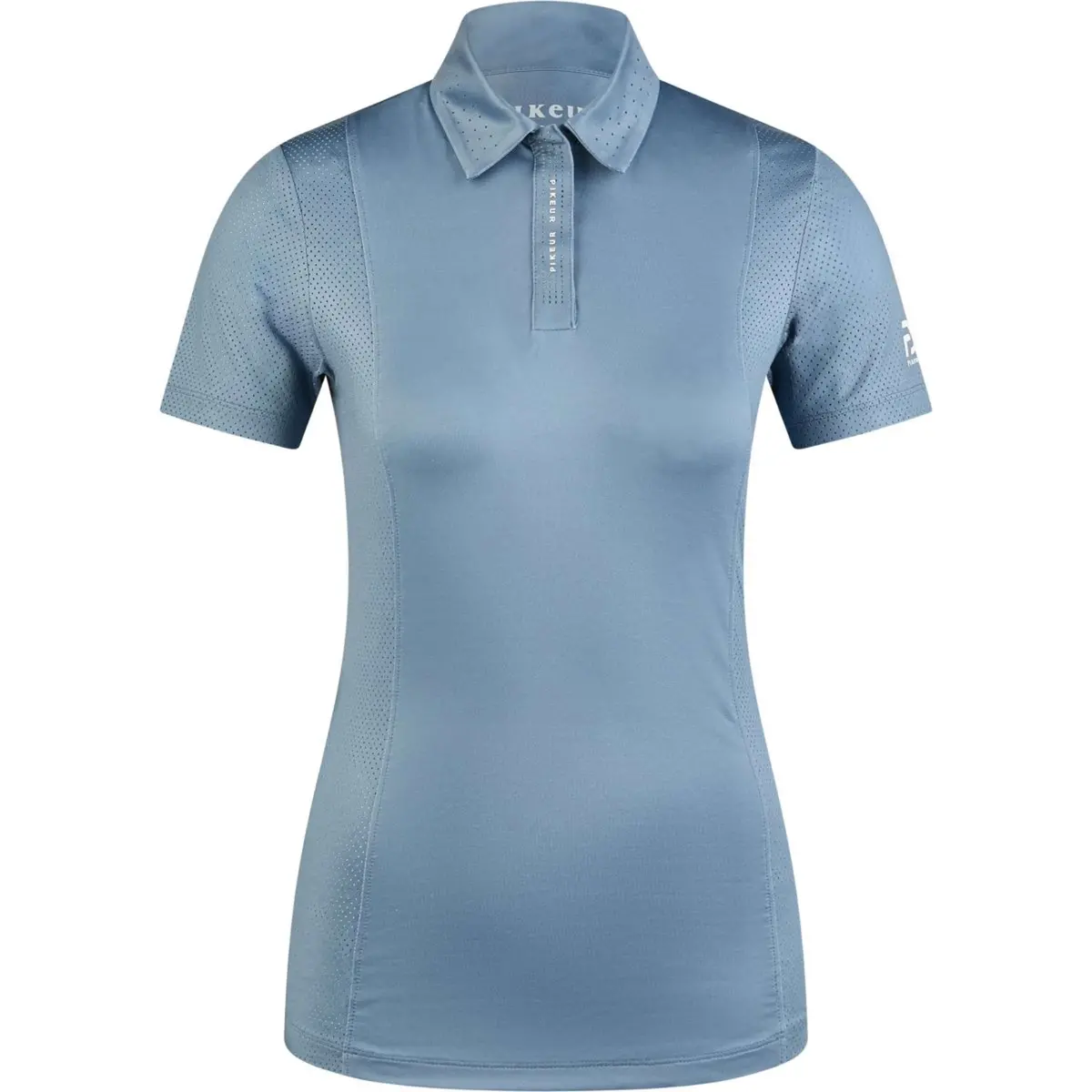 Pikeur Poloshirt Ss26 Ash Blue 1