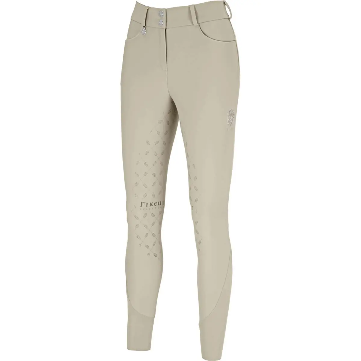 Pikeur Rijbroek Ceelina Sd Ss26 Full Grip Pearl Gray 1